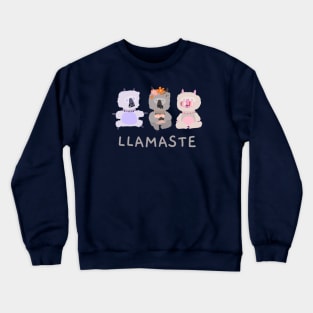 Llamaste Yoga Lamas Crewneck Sweatshirt